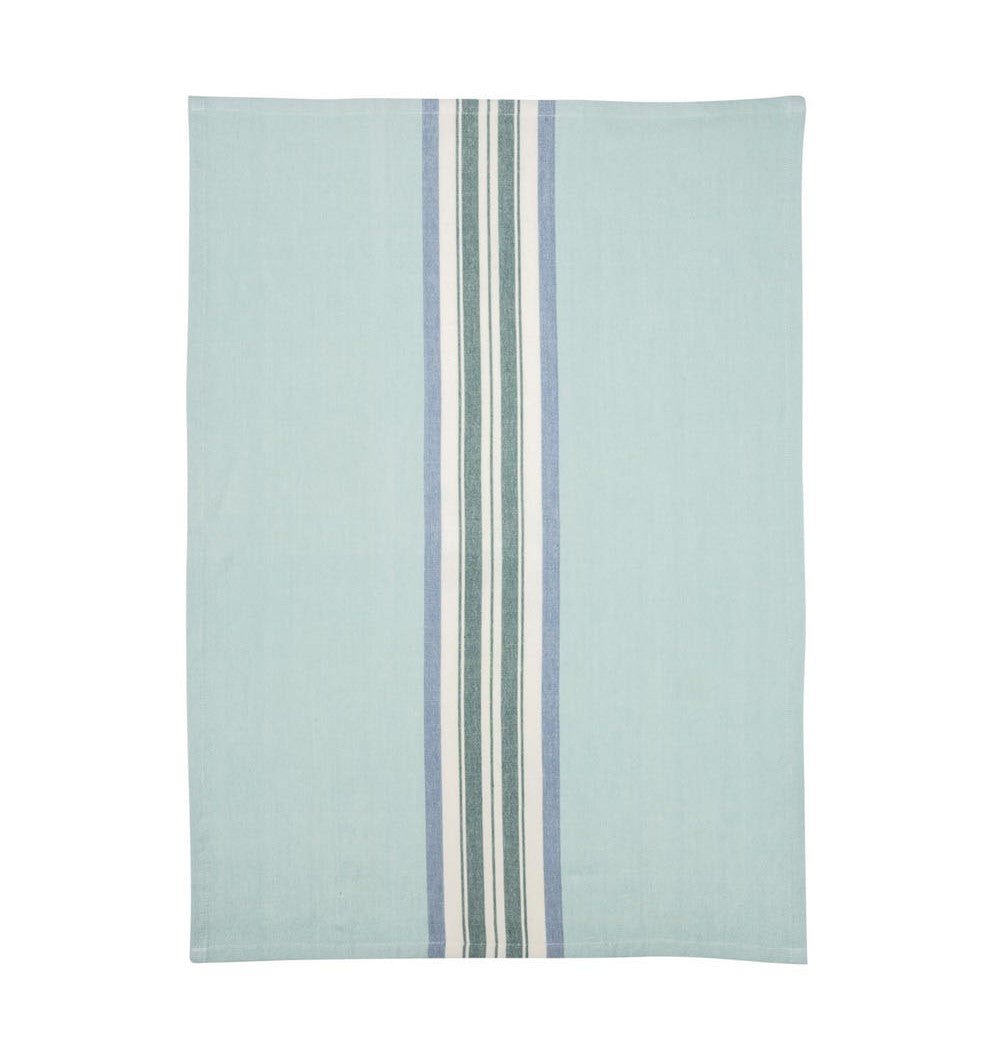 2er-Set Geschirrtücher STRIPES blau, Bio-BW, Tranquillo