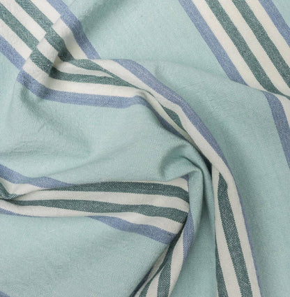 2er-Set Geschirrtücher "STRIPES blau" aus Bio-Baumwolle
