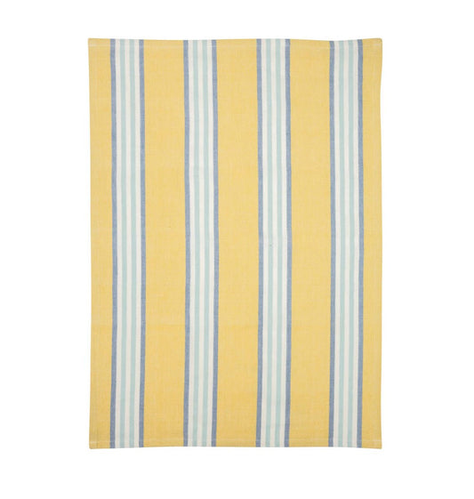 2er-Set Geschirrtücher "STRIPES gelb" aus Bio-Baumwolle