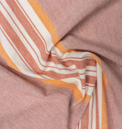 2er-Set Geschirrtücher "STRIPES orange" aus Bio-Baumwolle