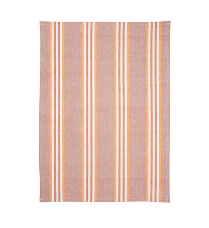 2er-Set Geschirrtücher "STRIPES orange" aus Bio-Baumwolle