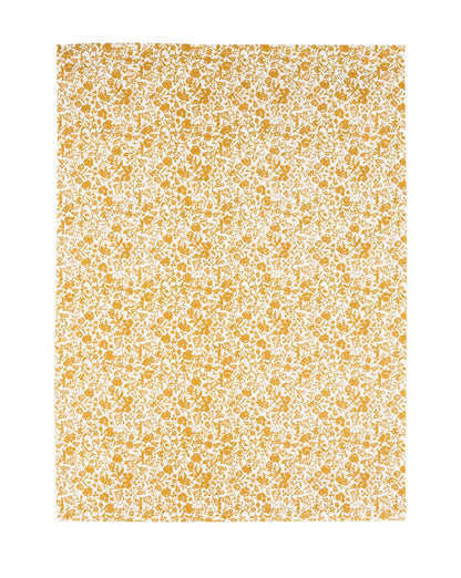 2er-Set Geschirrtücher "FLORAL" (gelb) aus Bio-Baumwolle