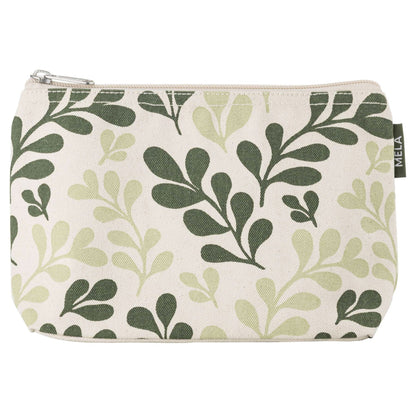Große Kosmetiktasche, green leaf, fairtrade & GOTS zertifiziert