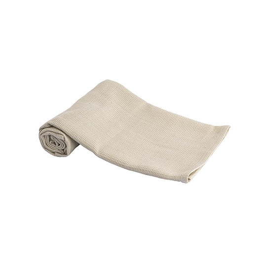 Fairtrade Hamam-Handtuch beige, 60 x 100 cm, Bio-Baumwolle
