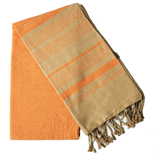 Fouta Sand Hamam-Tuch, curcuma, 100 x 200 cm