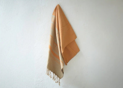 Fouta Sand Hamam-Tuch, curcuma, 100 x 200 cm