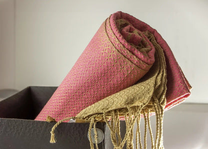 Fouta Sand Hamam-Tuch, indisch-pink, 100 x 200 cm