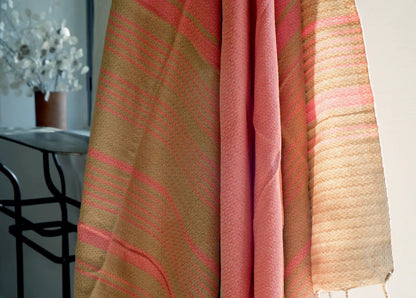 Fouta Sand Hamam-Tuch, indisch-pink, 100 x 200 cm