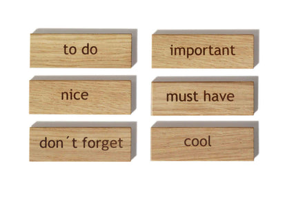 Holzmagnete