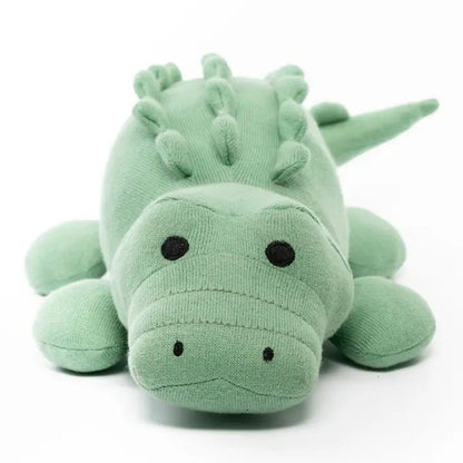 Großes Kuscheltier Krokodil, Bio-Baumwolle, 30 cm, vegan