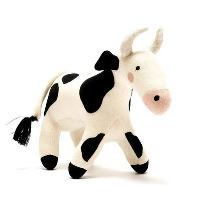 Kuh Kuscheltier, Bio-Baumwolle, 26 cm, vegan