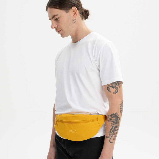 Bauchtasche Hip Bag, gelb, fairtrade & GOTS zertifiziert