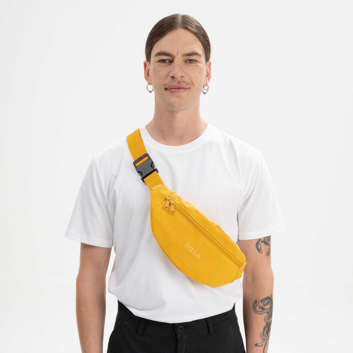 Bauchtasche Hip Bag, gelb, fairtrade & GOTS zertifiziert