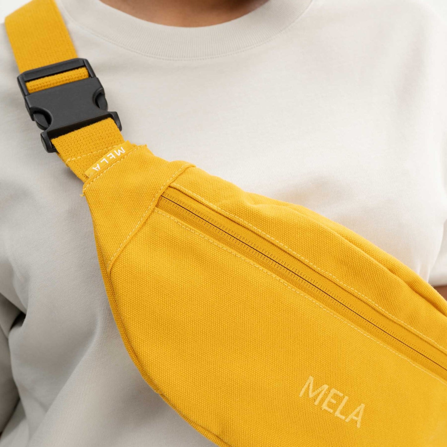 Bauchtasche Hip Bag, gelb, fairtrade & GOTS zertifiziert
