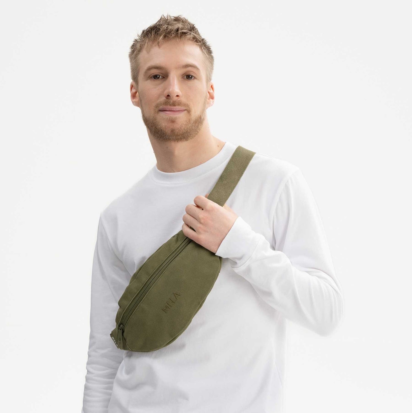 Bauchtasche Hip Bag, oliv, fairtrade & GOTS zertifiziert