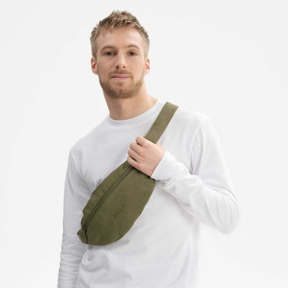 Bauchtasche Hip Bag, oliv, fairtrade & GOTS zertifiziert