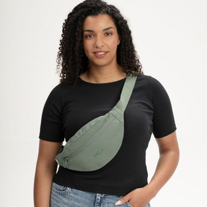 Bauchtasche Hip Bag, schiefer, fairtrade & GOTS zertifiziert