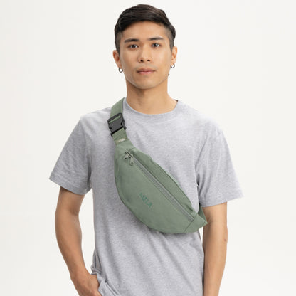 Bauchtasche Hip Bag, schiefer, fairtrade & GOTS zertifiziert