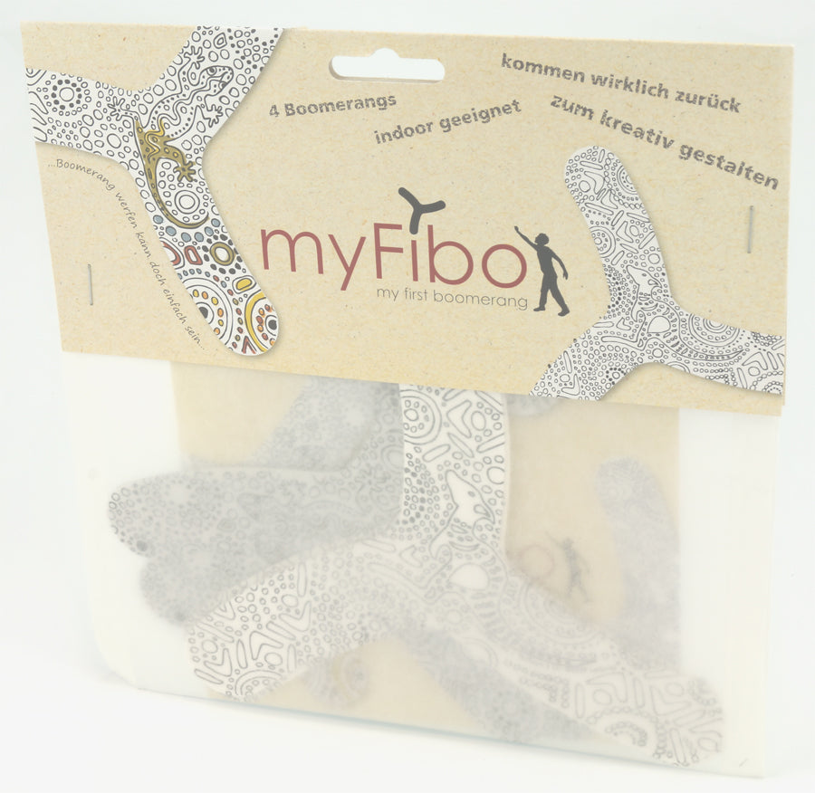 MyFibo - Bumerang zum Werfen und Bemalen