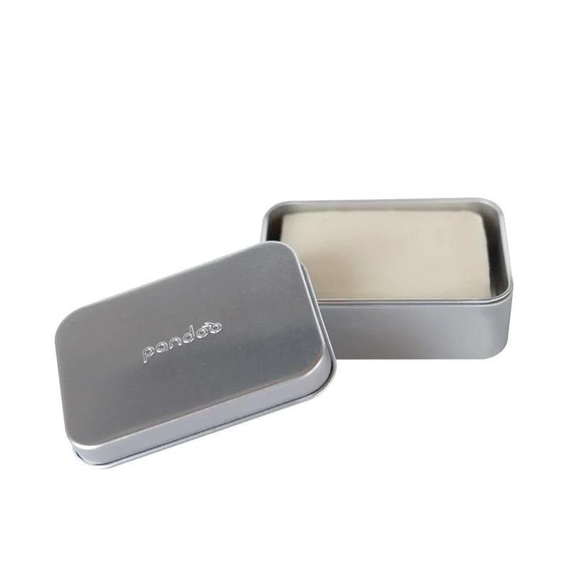 Seifendose aus Aluminium mit Abtropfgitter