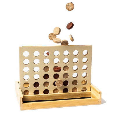 Vier Gewinnt - Spiel aus Bambus
