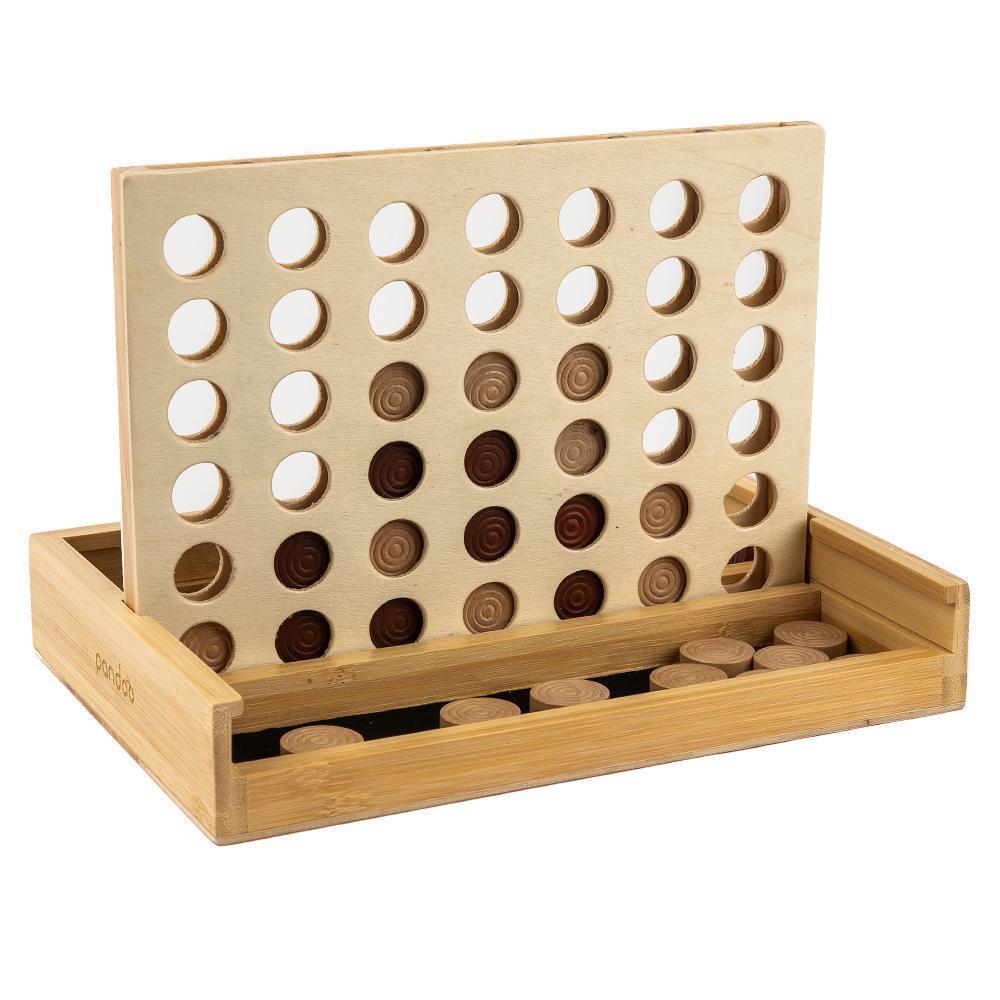 Vier Gewinnt - Spiel aus Bambus