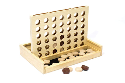 Vier Gewinnt - Spiel aus Bambus