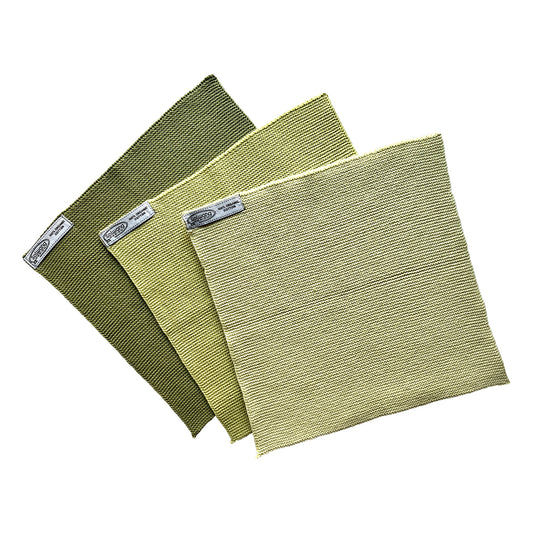 3er-Set Spültücher, pistachio, Bio-Baumwolle