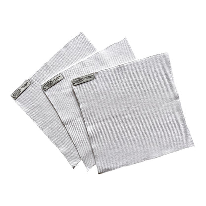3er-Set Spültücher, weiss, Bio-Baumwolle