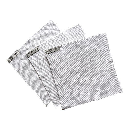 3er-Set Spültücher, weiss, Bio-Baumwolle