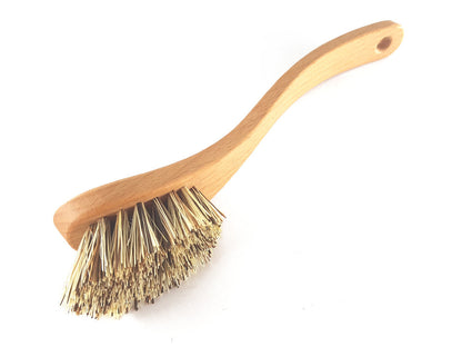 Set - Festes Spülmittel mit Spülbürste aus Holz