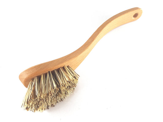 Set - Festes Spülmittel mit Spülbürste aus Holz
