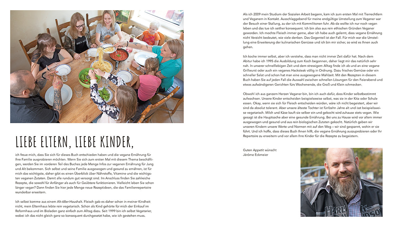 Vegan für die Familie - Kochbuch von Jérôme Eckmeier