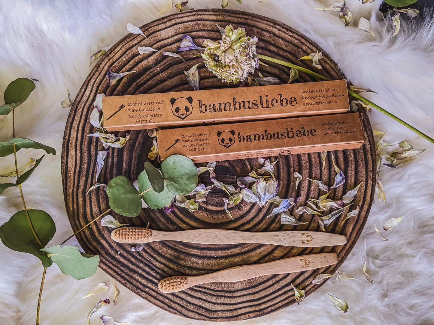 Zahnbürste aus Bambus für Kinder